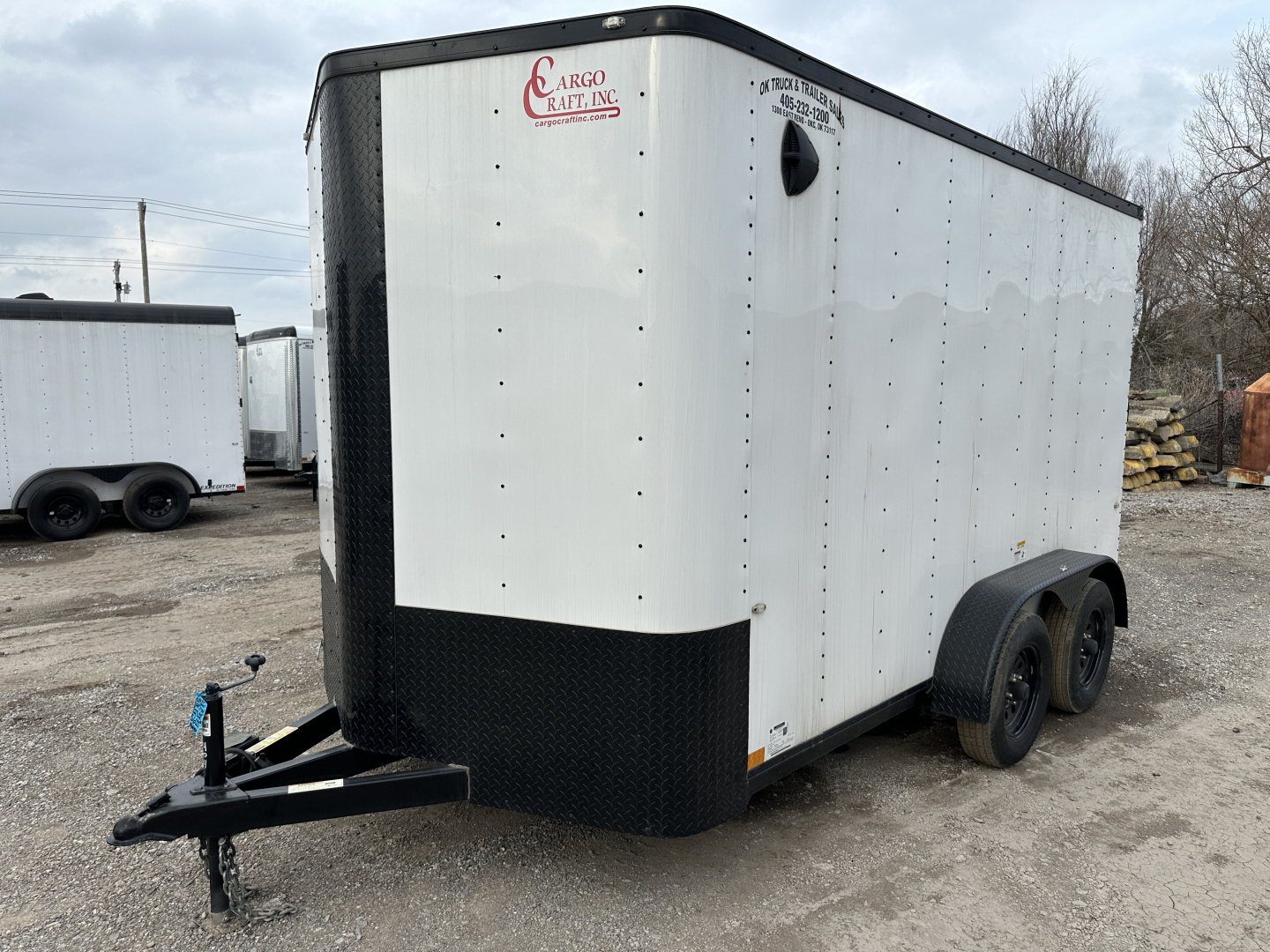 New 2026 Cargo Craft 7'x14'x7' Tall, Elite V Nose Sport with ramp door Cargo / Enclosed Trailer