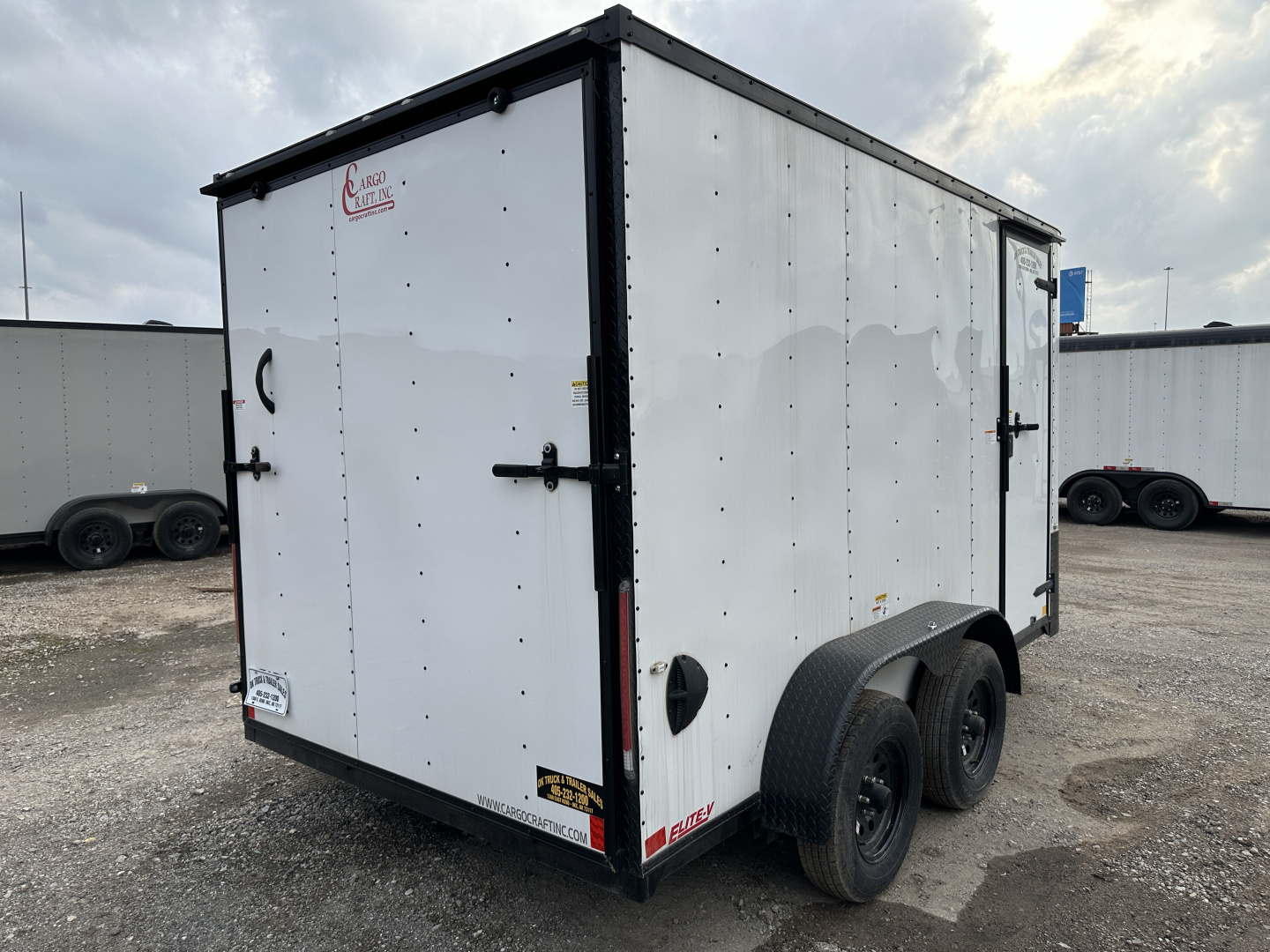 New 2026 Cargo Craft 7'x14'x7' Tall, Elite V Nose Sport with ramp door Cargo / Enclosed Trailer
