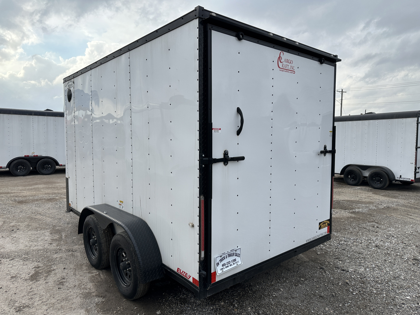 New 2026 Cargo Craft 7'x14'x7' Tall, Elite V Nose Sport with ramp door Cargo / Enclosed Trailer