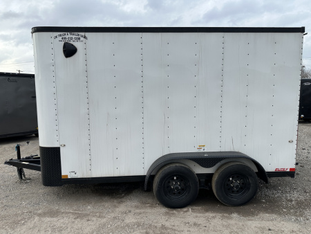 New 2026 Cargo Craft 7'x14'x7' Tall, Elite V Nose Sport with ramp door Cargo / Enclosed Trailer