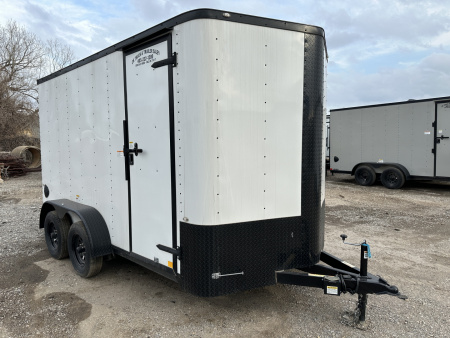 New 2026 Cargo Craft 7'x14'x7' Tall, Elite V Nose Sport with ramp door Cargo / Enclosed Trailer