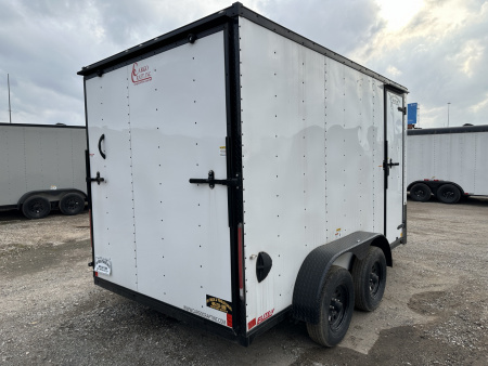 New 2026 Cargo Craft 7'x14'x7' Tall, Elite V Nose Sport with ramp door Cargo / Enclosed Trailer
