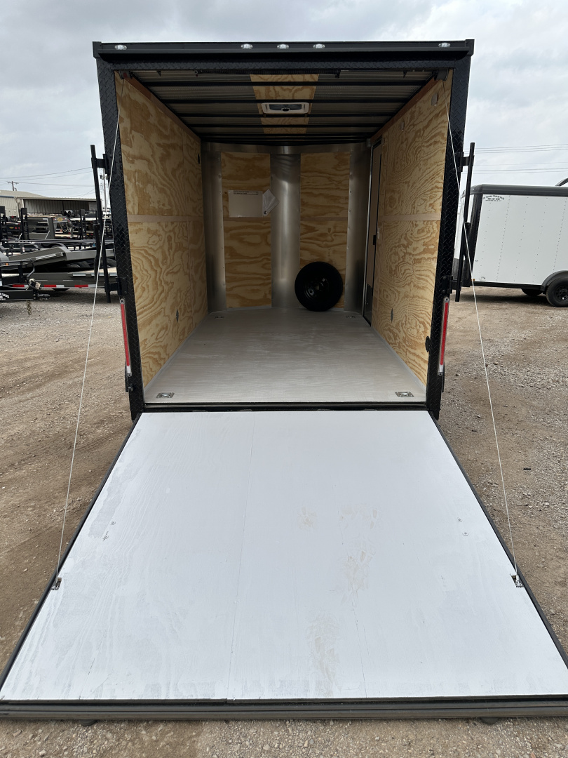 New 2025 Cargo Craft 7'x14'x7' tall Elite V Nose Sport, ramp door, slate blue Cargo / Enclosed Trailer