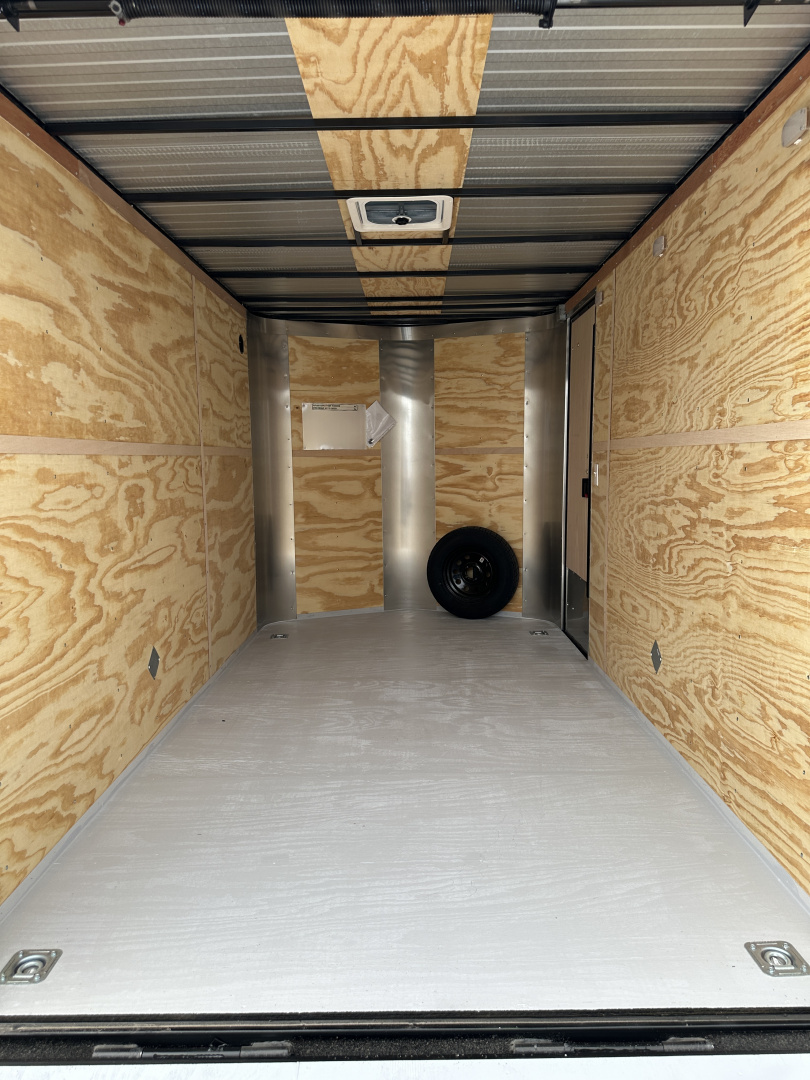 New 2025 Cargo Craft 7'x14'x7' tall Elite V Nose Sport, ramp door, slate blue Cargo / Enclosed Trailer