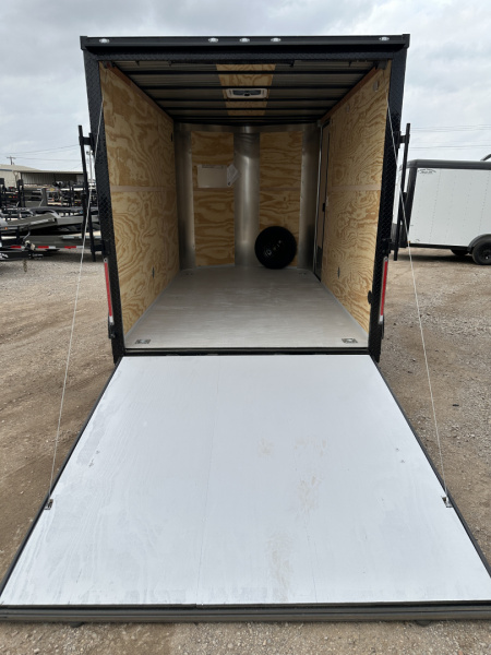 New 2025 Cargo Craft 7'x14'x7' tall Elite V Nose Sport, ramp door, slate blue Cargo / Enclosed Trailer