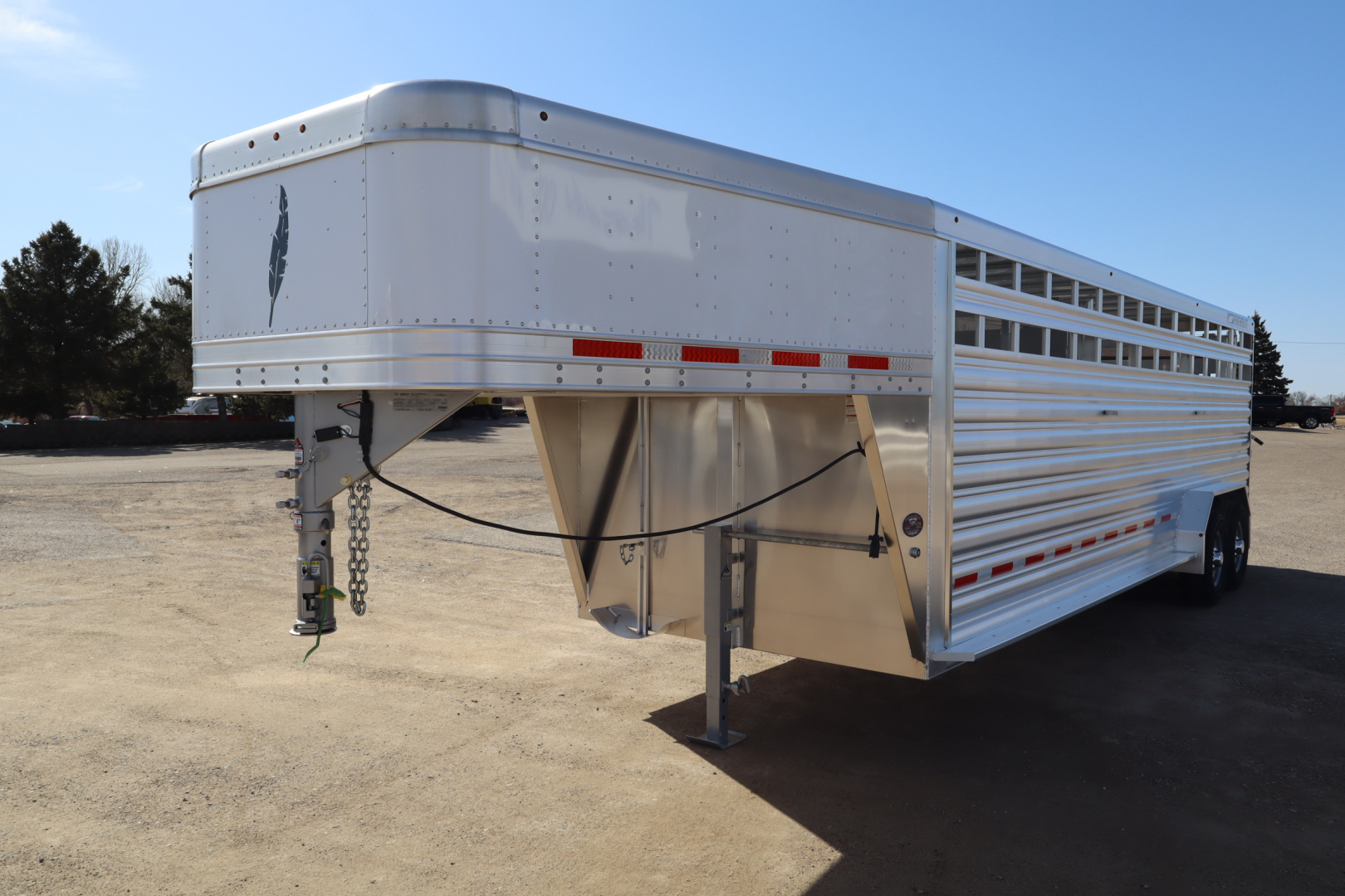 New 2026 Featherlite Trailers 24' Stock / Stock Combo Trailer