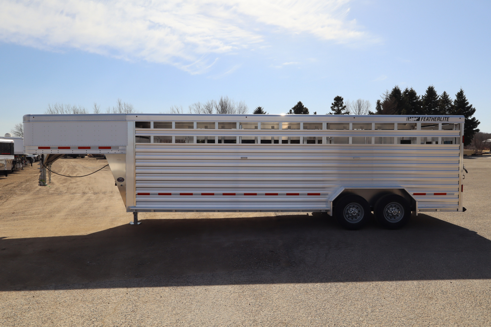 New 2026 Featherlite Trailers 24' Stock / Stock Combo Trailer