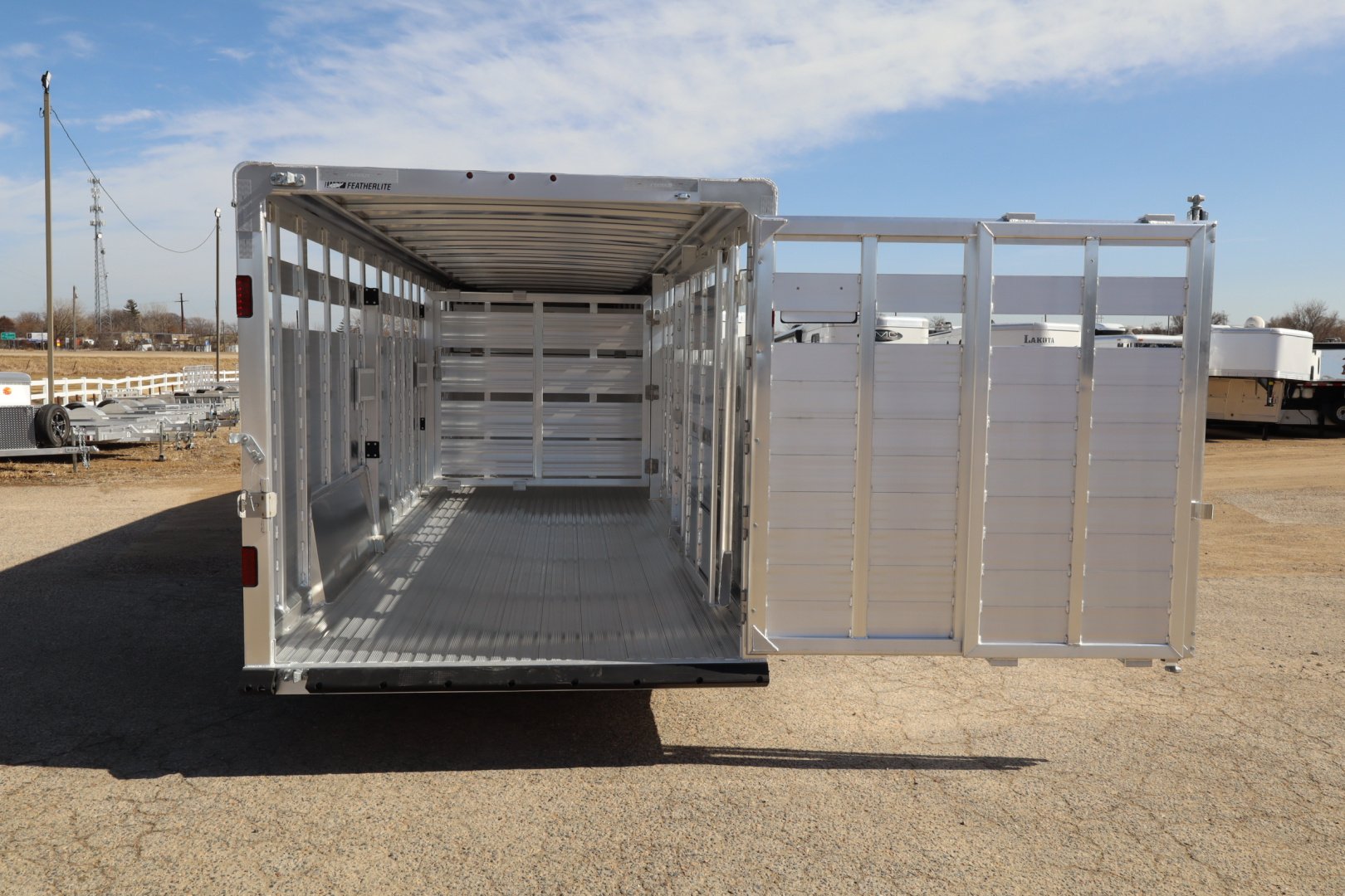 New 2026 Featherlite Trailers 24' Stock / Stock Combo Trailer