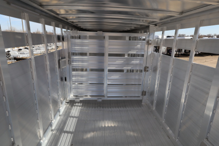 New 2026 Featherlite Trailers 24' Stock / Stock Combo Trailer