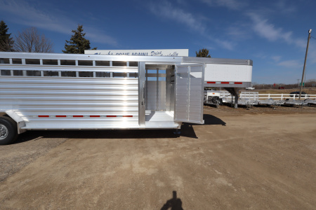 New 2026 Featherlite Trailers 24' Stock / Stock Combo Trailer