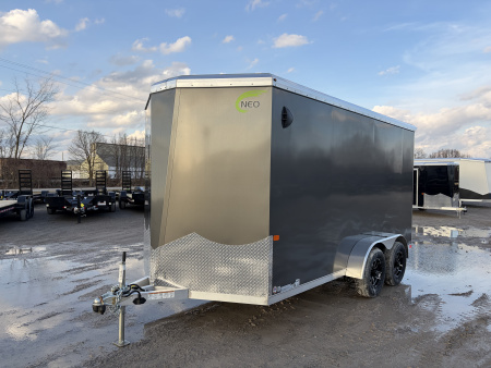 New 2026 NEO TRAILERS NAV147TR6 (7' X 14') 7K V-Nose Cargo / Enclosed Trailer
