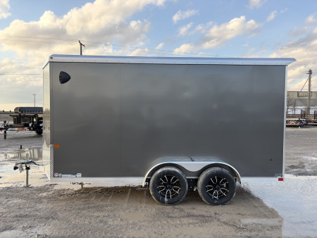 New 2026 NEO TRAILERS NAV147TR6 (7' X 14') 7K V-Nose Cargo / Enclosed Trailer