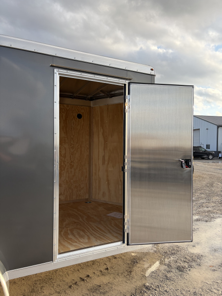 New 2026 NEO TRAILERS NAV147TR6 (7' X 14') 7K V-Nose Cargo / Enclosed Trailer