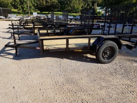 New 2026 MEB MEB 77x10 W/Ramp Utility Trailer