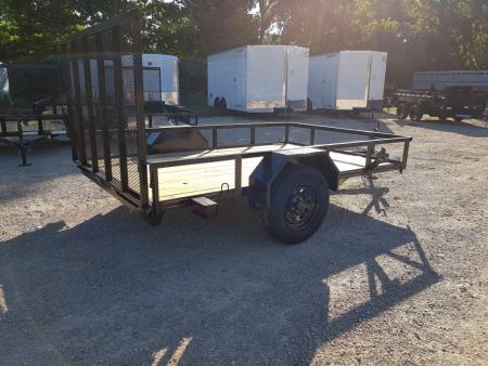 New 2026 MEB MEB 77x10 W/Ramp Utility Trailer