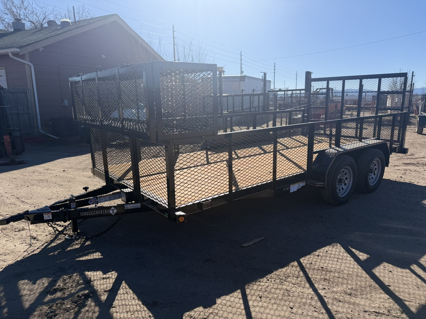 New 2026 Diamond T 7-16-2H Landscape Ramp gate Utility 7K GVWR