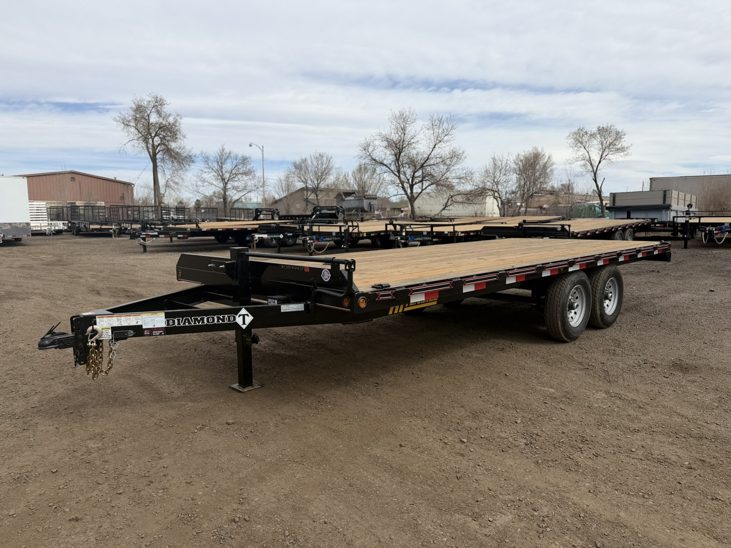 New 2026 Diamond T 8.5-20 Deckover Equipment Hauler 15K GVWR