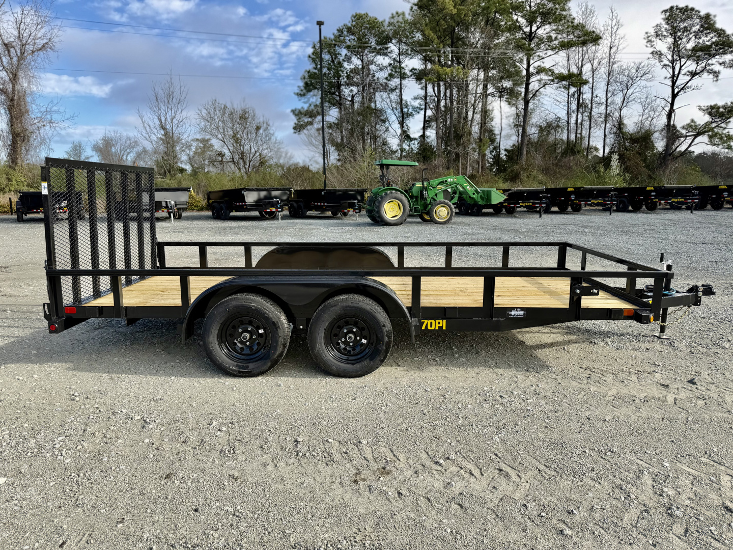 New 2026 Big Tex Trailers 70PI-18R1A-4PBK-BRK2 Utility Trailer