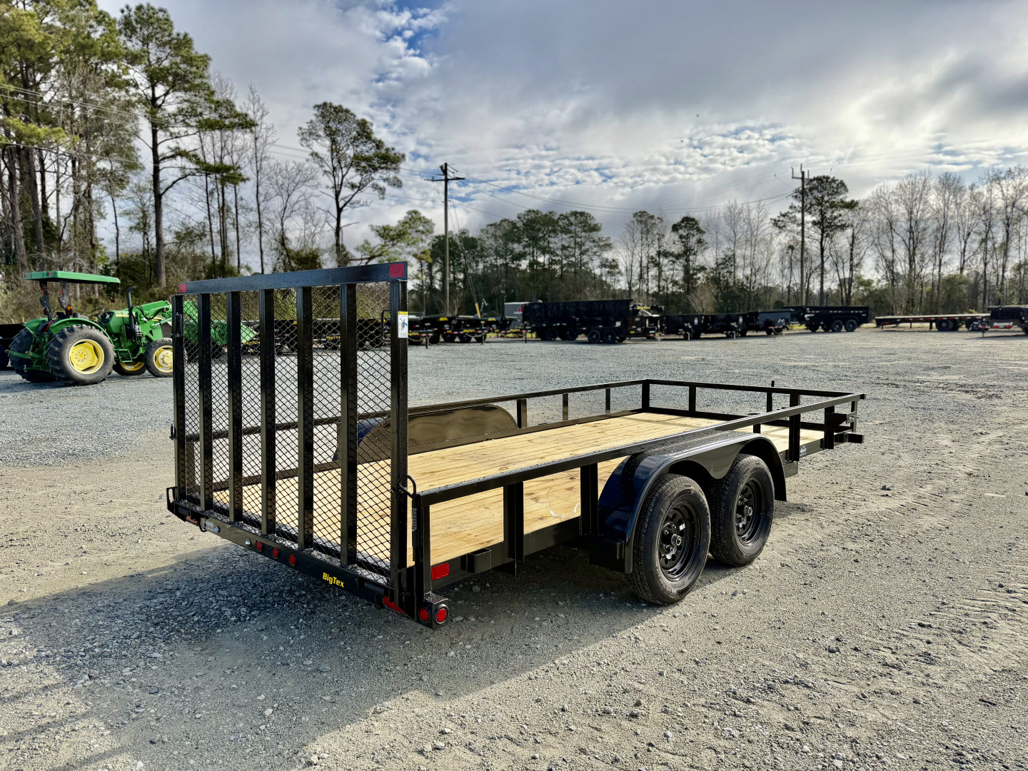 New 2026 Big Tex Trailers 70PI-18R1A-4PBK-BRK2 Utility Trailer