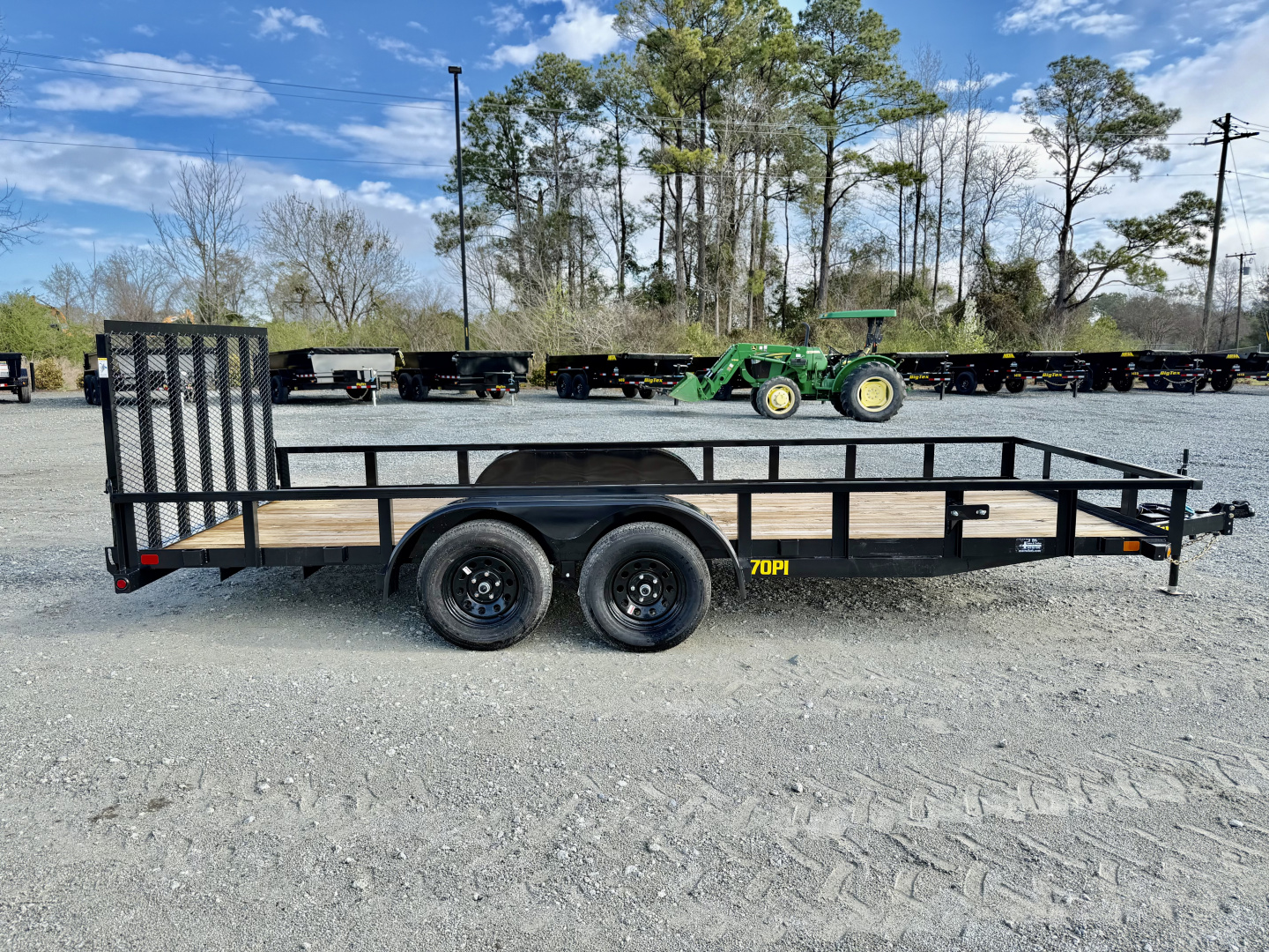New 2026 Big Tex Trailers 70PI-18R1A-4PBK-BRK2 Utility Trailer