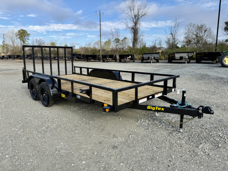 New 2026 Big Tex Trailers 70PI-18R1A-4PBK-BRK2 Utility Trailer
