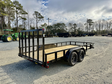 New 2026 Big Tex Trailers 70PI-18R1A-4PBK-BRK2 Utility Trailer