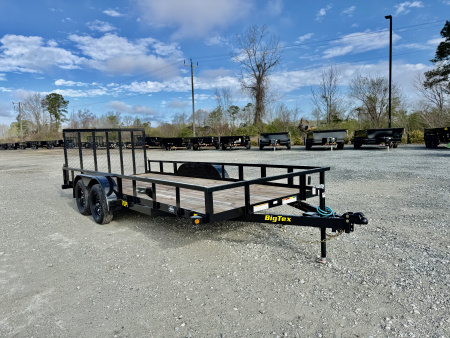 New 2026 Big Tex Trailers 70PI-18R1A-4PBK-BRK2 Utility Trailer