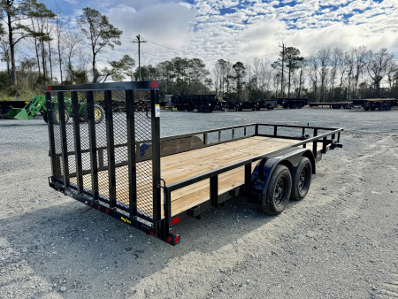 New 2026 Big Tex Trailers 70PI-18R1A-4PBK-BRK2 Utility Trailer