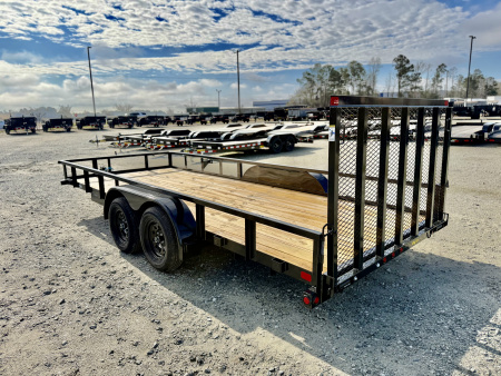 New 2026 Big Tex Trailers 70PI-18R1A-4PBK-BRK2 Utility Trailer