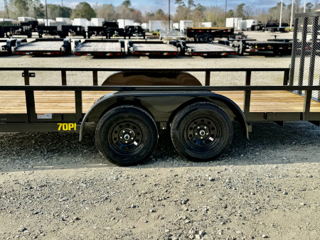 New 2026 Big Tex Trailers 70PI-18R1A-4PBK-BRK2 Utility Trailer