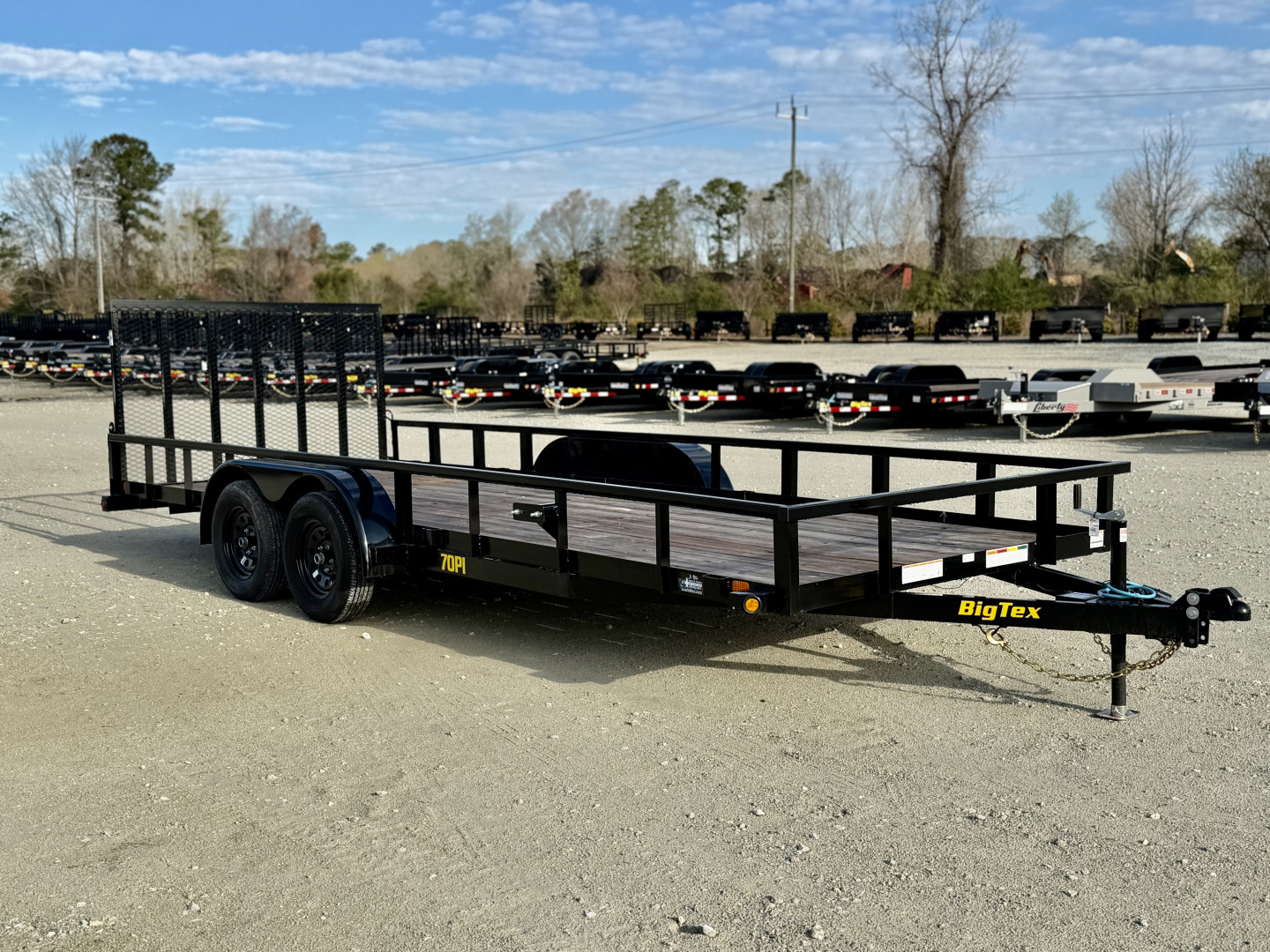 New 2026 Big Tex Trailers 70PI-20R1A-4PBK-BRK2 Utility Trailer
