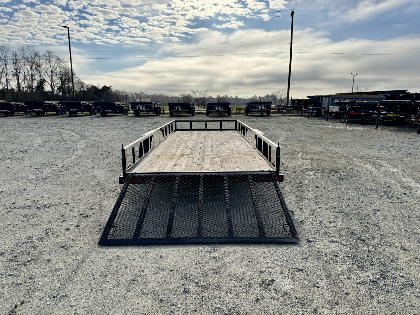 New 2026 Big Tex Trailers 70PI-20R1A-4PBK-BRK2 Utility Trailer