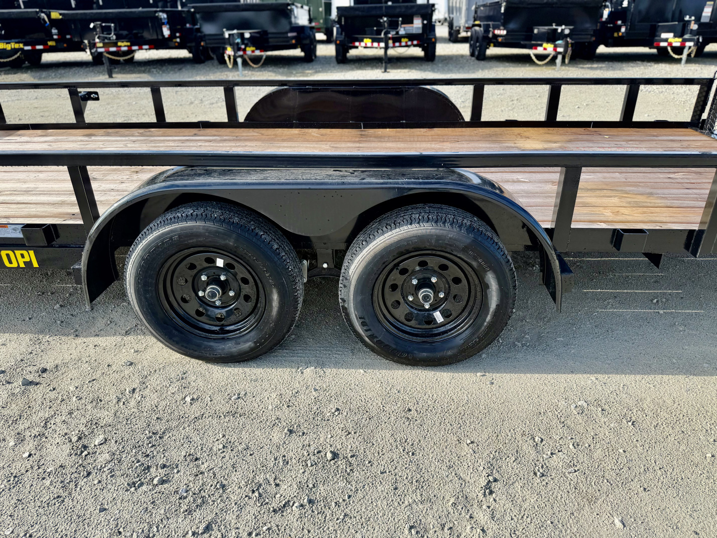 New 2026 Big Tex Trailers 70PI-20R1A-4PBK-BRK2 Utility Trailer