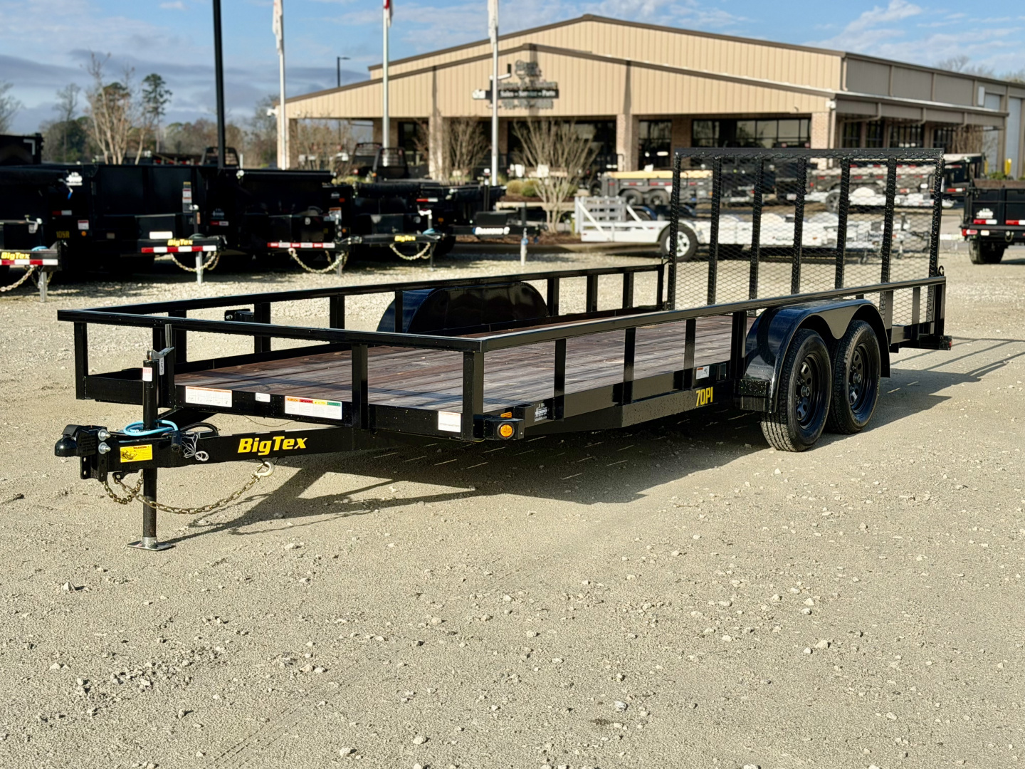 New 2026 Big Tex Trailers 70PI-20R1A-4PBK-BRK2 Utility Trailer