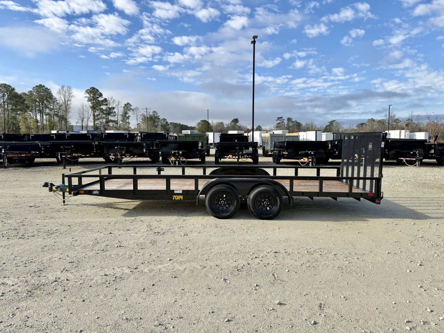 New 2026 Big Tex Trailers 70PI-20R1A-4PBK-BRK2 Utility Trailer