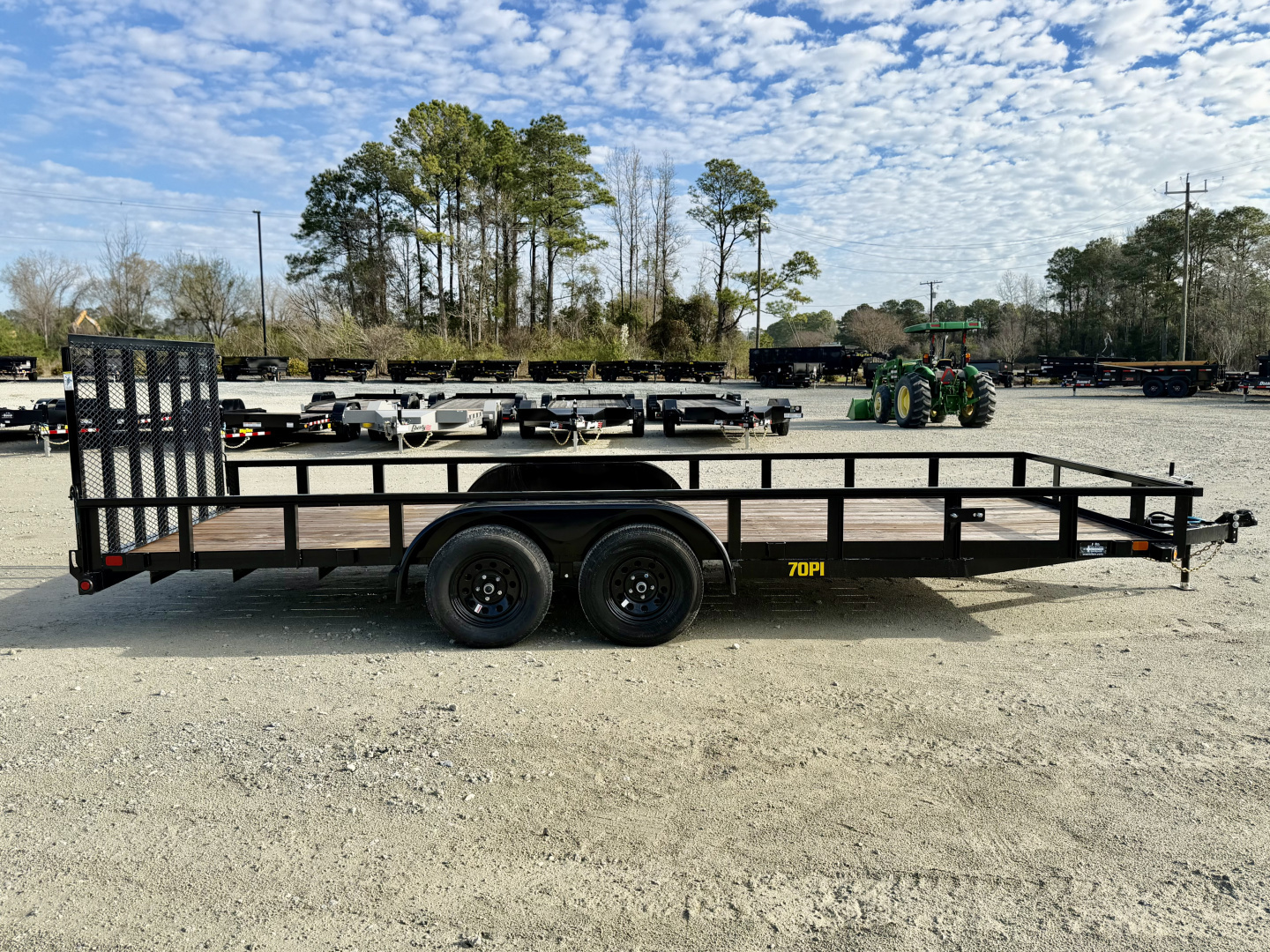 New 2026 Big Tex Trailers 70PI-20R1A-4PBK-BRK2 Utility Trailer