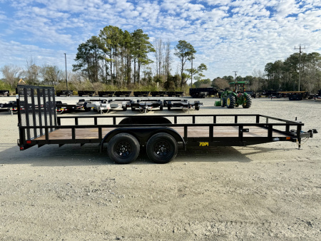 New 2026 Big Tex Trailers 70PI-20R1A-4PBK-BRK2 Utility Trailer