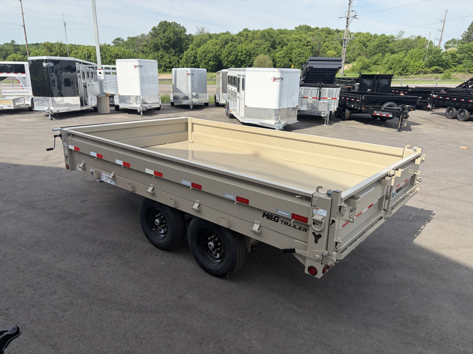 New DDP 96X14 14.9K DECKOVER DUMP TRAILER - SOLAR PANEL - SAND