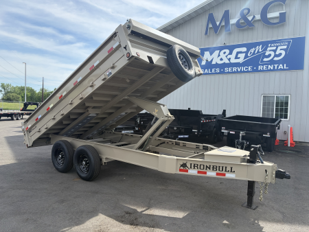 New DDP 96X14 14.9K DECKOVER DUMP TRAILER - SOLAR PANEL - SAND