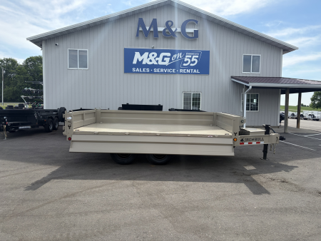 New DDP 96X14 14.9K DECKOVER DUMP TRAILER - SOLAR PANEL - SAND