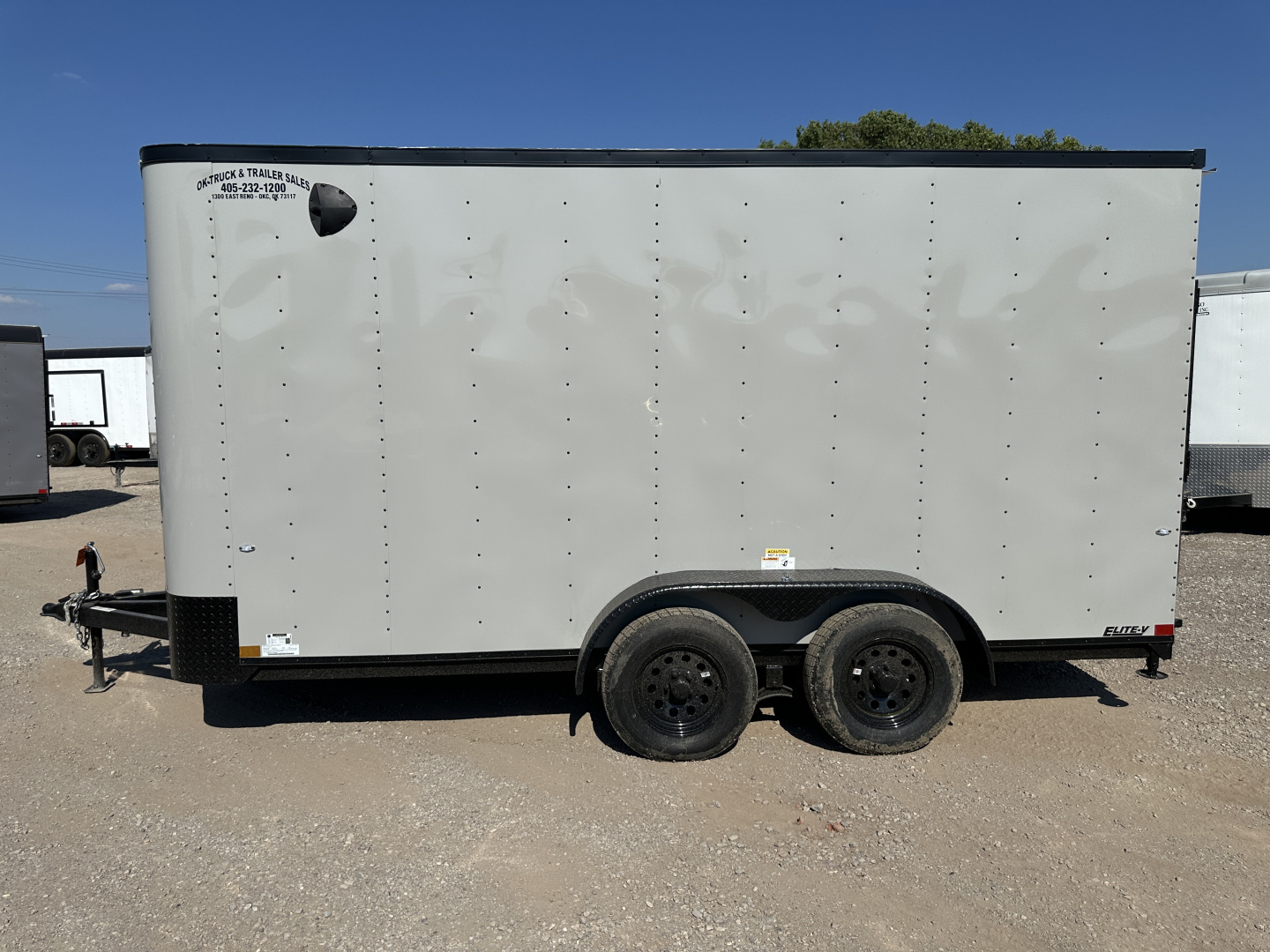 New 2026 Cargo Craft 7'x16'x7' tall Elite V Nose Sport, Ramp, Dove Gray Cargo / Enclosed Trailer