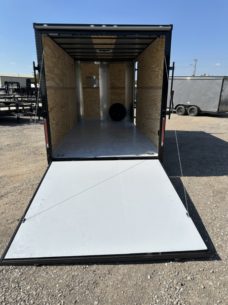 New 2026 Cargo Craft 7'x16'x7' tall Elite V Nose Sport, Ramp, Dove Gray Cargo / Enclosed Trailer