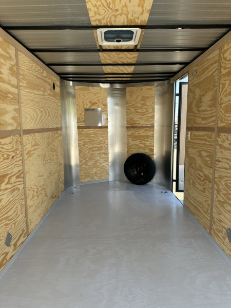 New 2026 Cargo Craft 7'x16'x7' tall Elite V Nose Sport, Ramp, Dove Gray Cargo / Enclosed Trailer