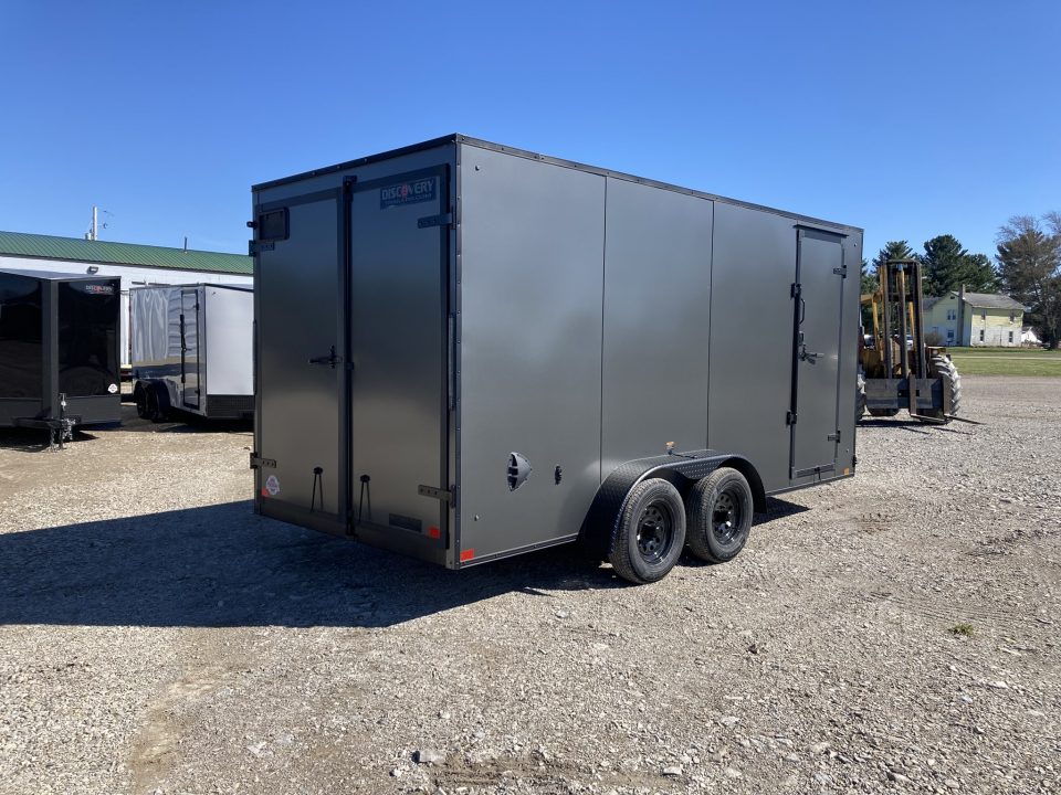 New 2026 Discovery 7x16' Cargo Trailer - Rear Double Doors
