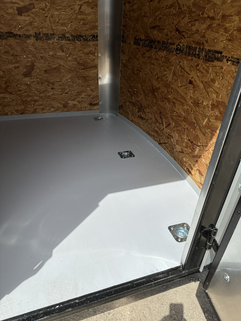 New 2026 Cargo Craft 7'x16'x7' Tall Expedition Extreme Silver Black out with ramp door Cargo / Enclosed Trailer