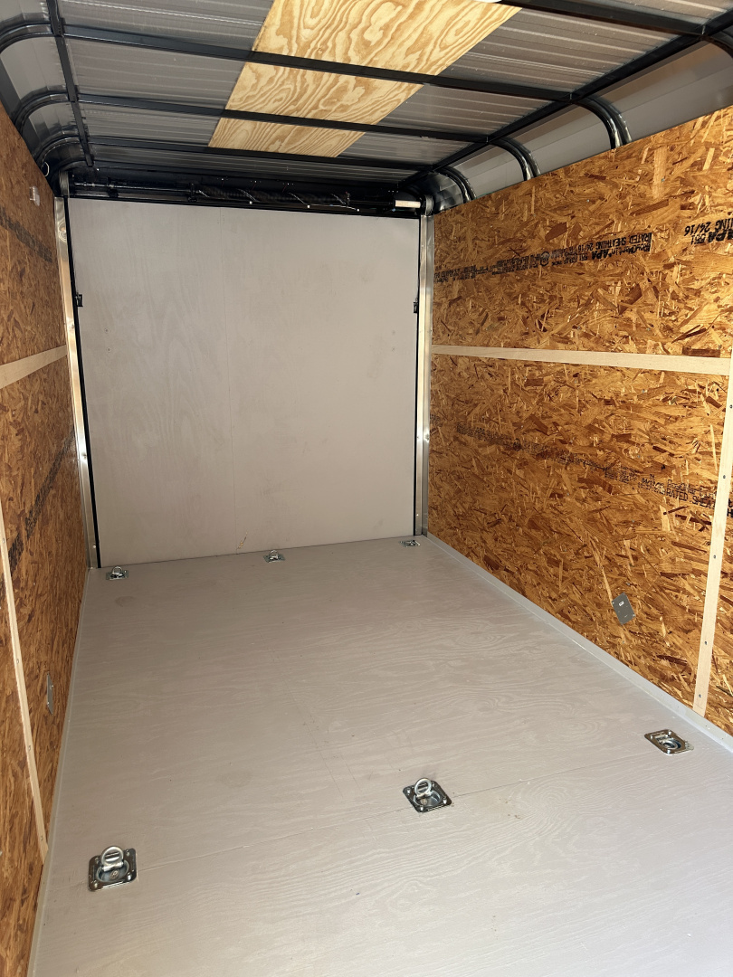 New 2026 Cargo Craft 7'x16'x7' Tall Expedition Extreme Silver Black out with ramp door Cargo / Enclosed Trailer