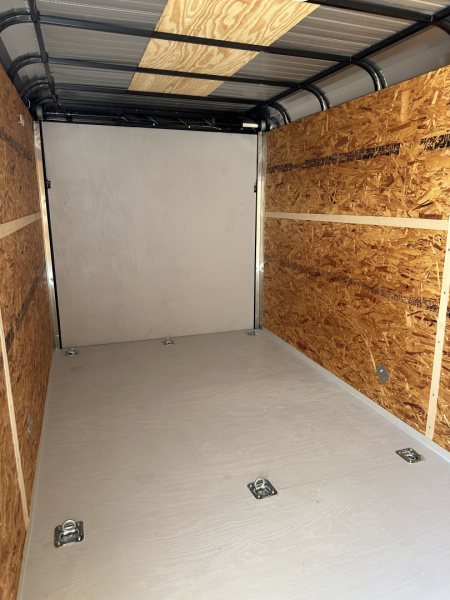 New 2026 Cargo Craft 7'x16'x7' Tall Expedition Extreme Silver Black out with ramp door Cargo / Enclosed Trailer