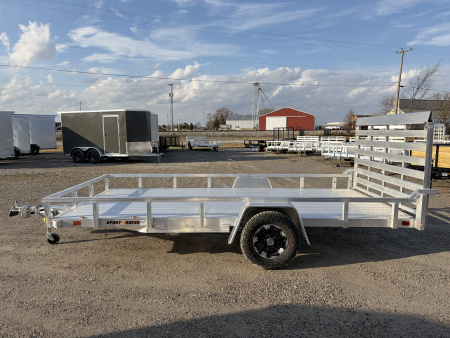 New 2026 Sport Haven AUTX714D (7' x 14') 2.9K Aluminum Utility Trailer