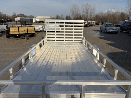 New 2026 Sport Haven AUTX714D (7' x 14') 2.9K Aluminum Utility Trailer