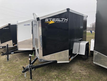 New 2026 Stealth Trailers 5X8 W/ RAMP DOOR Cargo / Enclosed Trailer